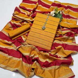 3 Pcs Women's Unstitched Plain Suit (Multi Colors Available)