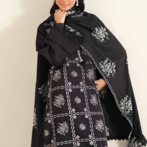 3 Pcs Women's Unstitched Printed Suit